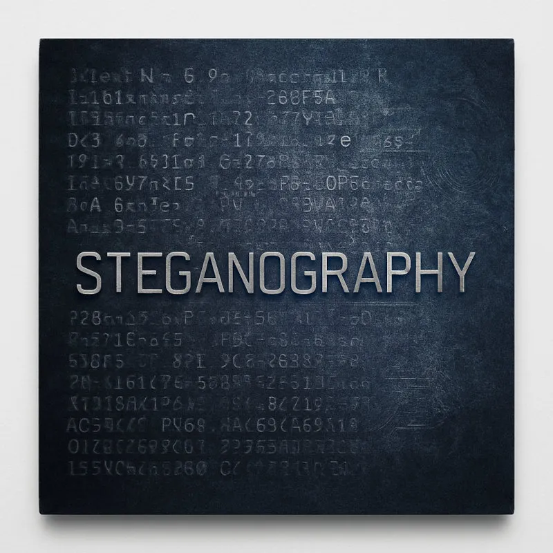 Hiding text in a image