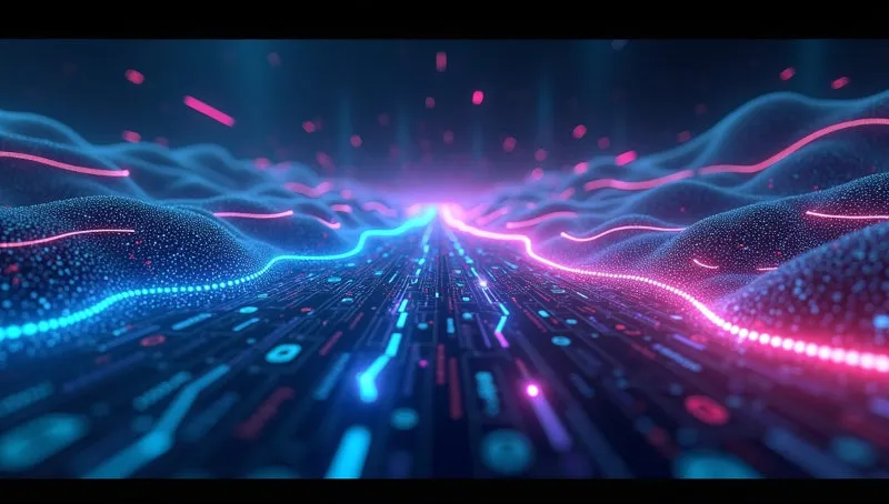 An image showing binary code in a netowrk
